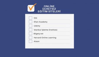 Ücretsiz Online Eğitim Sitesi Önerileri